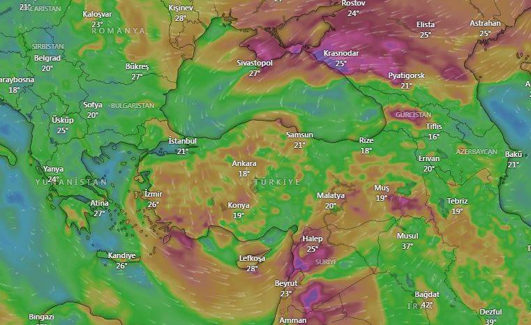 Meteorolojiden bölge ve saat verip uyardı! Fırtına geliyor 8